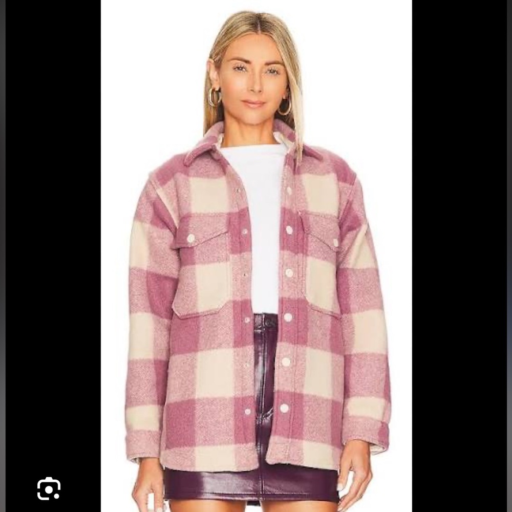 MOTHER DENIM PLAID JACKET